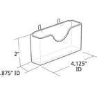 Azar Displays – Porte-cartes professionnelles, 10/paquet (252008)-Utilisez ce porte-cartes professionnelles pour présenter n’importe quelles petites cartes que vous pourriez avoir