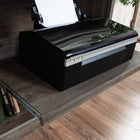 Sauder - 433681 La Collection Aspen Post Crédence - Finition Pebble Pine-7