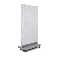Azar Displays – Panneau perforé sur pied, 32 x 60 po, blanc (700732-WHT)-Acrylique blanc