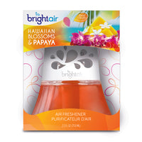Bright Air® ® Assainisseur dâ€™air à huile parfumée, parfum fleurs hawaiiennes et papaye-Sensations rehaussées, environnement plus agréable grâce aux parfums naturels