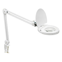 Dainolite - Loupe à LED avec un support blanc-Lampe de bureau