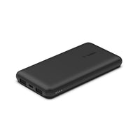 Belkin - BoostCharge Banque d'alimentation 10 000 mAh à 3 ports - Noir-10 000 mAh offre 40 heures supplémentaires d'autonomie à votre téléphone intelligent