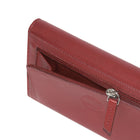 Roots - Femme Grand Portefeuille Pochette avec Chéquier Amovible - Rouge-11