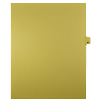 Mark Maker – Onglets séparateurs juridiques beiges, 1/25 onglets, format lettre, sans trous, numéro 85, 25/paquet-Onglets séparateurs beiges, 1/25 onglets