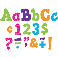 Teacher Created Resources Multi Bright Sassy Solids 5" Lettres, 714 Pack-Créez des tableaux d'affichage, des centres de classe, des panneaux, des bannières et d'autres affichages
