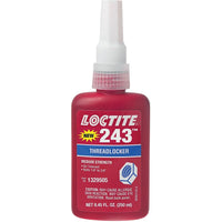 Loctite - Composé De Blocage 243 Tolérant À L'Huile, Bleu, Moyen, 351 G, Bouteille-Couleur Bleu