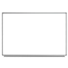 Tableau blanc magnétique mural Luxor 72 "x 48"-Le tableau blanc magnétique mural de 72 "x 48" de Luxor est fabriqué en acier solide et peint entouré d'un cadre en aluminium. Il dispose d'une surface d'écriture magnétique pour plus de polyvalence. Le tableau blanc comprend également un plateau d'accessoires amovible de deux pouces pour contenir des marqueurs et des gommes à effacer à sec.