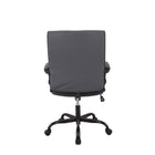 Brassex - Chaise de travail Jace, anthracite-5 roulettes doubles de 50 mm pour une mobilité facile
