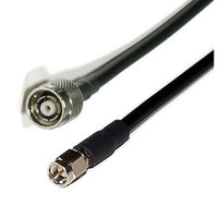 Turmode – Câble pour antenne de réseau sans fil WF6018 de 6 pi, 4,3 x 0,4 x 4,3 po, noir-Câble LMR100 de 6 pi SMA mâle vers TNC-RP mâle