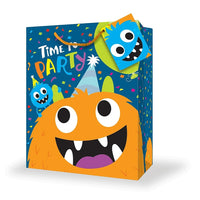 Sacs moyens pour enfants, anniversaire, 12/paquet-Bleu