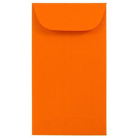 JAM Paper Enveloppes à monnaie no 5,5, 3 1/8 x 5 1/2 po, orange vif Brite Hue, 1000/paquet-Enveloppes à monnaie