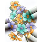 Copic - Sketch marqueurs à encre à double pointe - pastels pâles - lot de 6-rechargeable avec de l'encre Copic