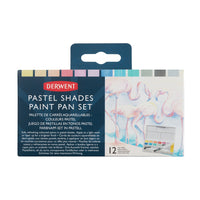 Derwent Ensemble de godets à peinture pastel à croquis - 12 couleurs (2305865)-Le bac à peinture portable est idéal pour les voyages et une utilisation en extérieur avec tout le nécessaire pour peindre en déplacement.