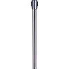 SCN Industrial - Construisez Vos Propres Barrières Pour Le Contrôle Des Foules - Poteaux, Hauteur De 40po, paquet de 2-Fini/couleur Acier inoxydable