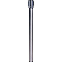 SCN Industrial - Construisez Vos Propres Barrières Pour Le Contrôle Des Foules - Poteaux, Hauteur De 40po, paquet de 2-Fini/couleur Acier inoxydable