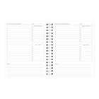 Blueline – Planificateur non daté, 9 1/4 x 7 1/4 po, noir, bilingue (B310.81B)-270 pages avec microperforations