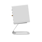 Kanto SE4 Supports de haut-parleur de bureau surélevés pour haut-parleurs moyens - Blanc-Construction en acier peint
