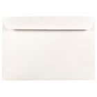 JAM Paper Enveloppes format livret à rabat droit gommé, 6 1/2 x 9 1/2 po, blanches, 1000 par paquet-Blanc