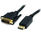 StarTech  Câble DisplayPort vers DVI, mâle/mâle, 6 pi-Un seul câble pour connecter votre source vidéo directement à un projecteur ou un écran