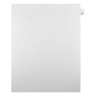 Mark Maker – Onglets séparateurs juridiques blancs, 1/25 onglets, format lettre, sans trous, numéro 127, 25/paquet-Onglets séparateurs blancs, 1/25 onglets