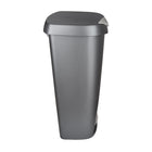 Umbra â€“ Poubelle à pédale Brim, 50 L, nickel-Faite de polypropylène avec poignée nickelée