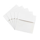 JAM Paper Enveloppes carrées standard à fermeture gommée, 5 x 5 po, blanc, 1000/pqt-Fermeture : gomme