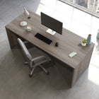 Sauder 71"W La Collection Affirm Bureau - Finition Hudson Elm-  Bords thermoplastiques résistants aux chocs et de haute qualité