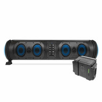 Ecoxgear - Soundextreme ip66 barre audio hydrofuge seb26-Haut-parleurs de qualité marine dans le coffret IP66 Patent Pending offrant un audio 100 % imperméable à l’eau, à la saleté et à la poussière
