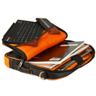 Classic Clamshell Sacoche pour Ordinateur Portable 11,6 po, Noir et Orange-7
