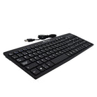 Clavier mince filaire Intekview français canadien-Compatible avec Windows 98/Me/XP/Vista/7/8/10, Mac 10.4 et plus