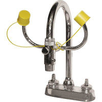 Bradley – Poste de lavage oculaire à montage sur robinet (SAK621)-Se fixe sur les robinets stadards ou de type col-de-cygne