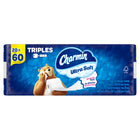 Charmin - Papier hygiénique Ultra Soft, 20 rouleaux triples, 168 feuilles par rouleau-Douceur coussinée sans compromettre la résistance

