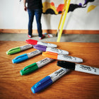 Sharpie - Marqueurs permanents - pointe biseautée - noir - paquet de 4-Pointe biseautée