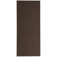 JAM Paper #14 Enveloppes commerciales avec politique - 5 po x 11,5 po - Brun chocolat recyclé - Paquet de 25-Couleur : Marron chocolat