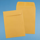 JAM Paper Enveloppes à ouverture au sommet et rabat droit gommé, 5 1/2 x 7 1/2 po, brun kraft, 200 par paquet-Matériau : papier