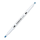 Staedtler - Stylos Effaçables À Sec - Paquet de 10-2 pointes : une pointe biseautée pour les traits larges et une pointe large à pointe fine pour les surfaces plus petites