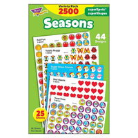 Trend Enterprises Superspots And Supershapes Autocollants, Saisons, 7500 Pack-Des autocollants mignons et colorés aident à mettre en lumière les bons comportements, à stimuler la motivation et à maintenir les bonnes habitudes.