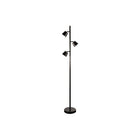 Dainolite – Lampadaire à 3 DEL, 61,5 x 9 x 9 po, noir mat (625LEDF-BK)-Lampe de sol