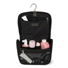Bugatti - Organisateur de voyage Collection Contrast, Noir-Fait en cuir vegetalien texture