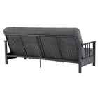 Harlow Métal Arm Full Size Futon, gris-5
