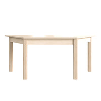 Flash Furniture - Table d'activites trapezoïdale Bright Beginnings de qualite commerciale en bois pour salle classe (MKME088017)-Table d'activites trapezoïdale pour salle de classe en bois de qualite commerciale