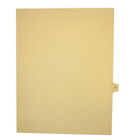 Mark Maker – Onglets séparateurs juridiques beiges, 1/15 onglets, format lettre, sans trous, lettre Y, 25/paquet-Onglets séparateurs beiges, 1/15 onglets