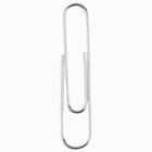 Staples - Trombones lisses standard, no 1, 1 1/4 po - paquet de 100-Fini nickelé résistant à la rouille et à la corrosion