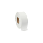 Georgia-Pacific Pacific Blue Basic Jumbo JR. Papier hygiénique haute capacité 2 épaisseurs - Paquet de 8-Le rouleau de taille géante fournit 1 000 pieds de tissu pour des intervalles d'entretien réduits et une plus grande satisfaction du client