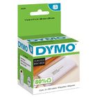 DYMO - Étiquettes d’adresse postale blanches autoadhésives LabelWriter, 1-1/8 po x 3-1/2 po - 2 rouleaux de 130 (total de 260)-Les étiquettes papier de DYMO utilisent la technologie d’impression thermique directe, ce qui permet d’obtenir une qualité de précision, semblable à celle d’un laser, avec un adhésif permanent.