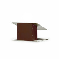 Urbann Lutrin de table K9, Anti-bactérien - aluminium et bois, acajou -Type de lutrin : De table