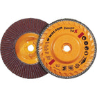 Walter Surface Technologies - Disque À Lamelles Enduro-Flex, 4-1/2po x 5/8po-11, Alumine De Zirconium, paquet de 4-Matériau abrasif Alumine de zirconium