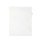 Mark Maker – Onglets séparateurs juridiques blancs, 1/26 onglets, format lettre, sans trous, lettre F, 25/paquet-Onglets séparateurs blancs, 1/26 onglets