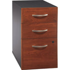 Bush® - Caisson mobile à 3 tiroirs de la collection Westfield, cerisier Hansen/gris graphite-Le tiroir-classeur loge des chemises de format lettre et légal