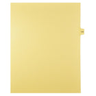 Markmaker - 25 tabs/PQT, 5 PQT/Boite, Intercalaires imprimes Legal, Chamois, 1/15th coupe| format lettre, sans trous, Numero 170-Intercalaires imprimes Legal